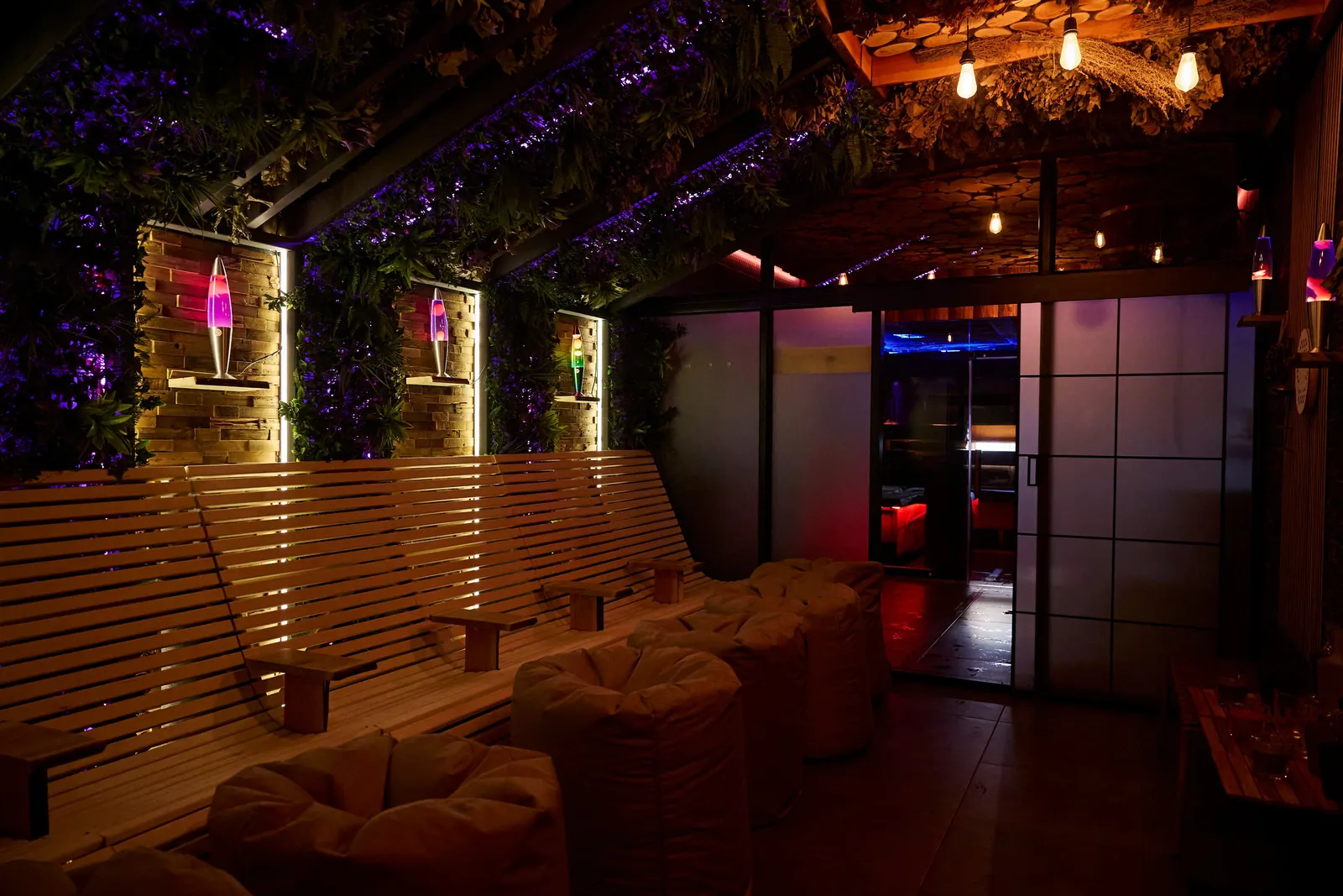 Spartisan venue — steam room and plunge pools